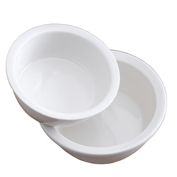 Pet water food bowl ceramic double bowl - Image 4