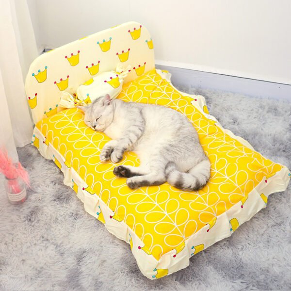 Teddy small dog pet bed - Image 3