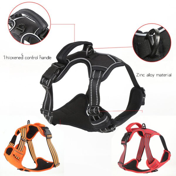 Dog Harness No Pull Breathable Reflective Pet Harness Vest - Image 2