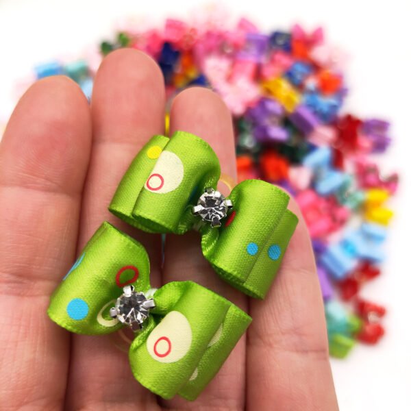 Pet Head Flower Bow Hair Accessories - Image 4