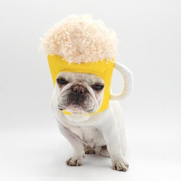 Pet Hat Dog Headdress Cosplay Turned Into Beer Hat - Image 2