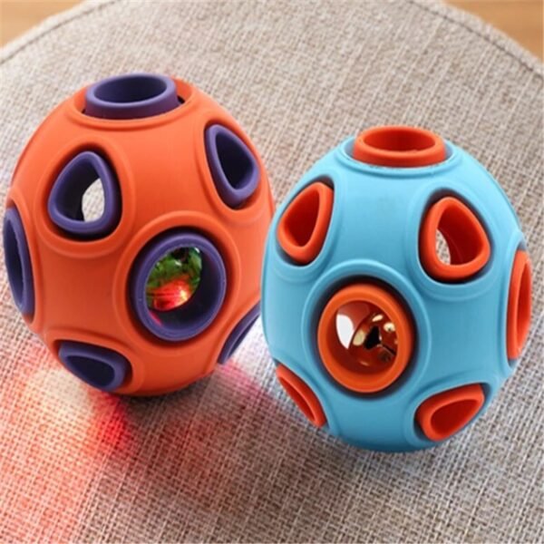 Funny Interactive LED light and Sound Chewing Ball Dog Pet Toy - Image 3
