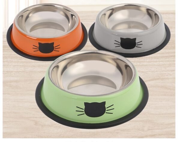 Color stainless steel pet cat bowl - Image 3
