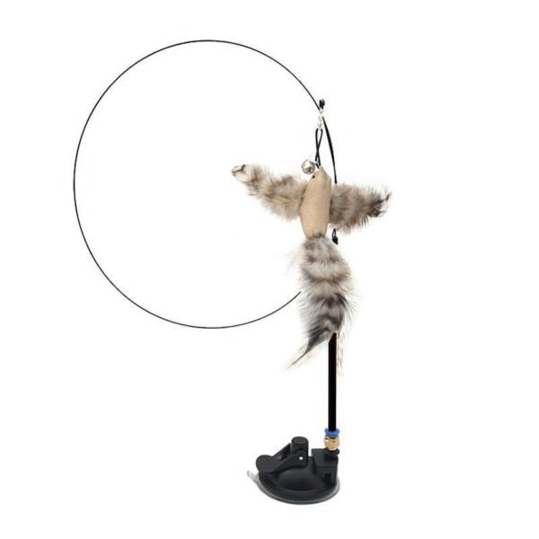 Steel Wire Feather Funny Cat Stick Long Rod - Image 8