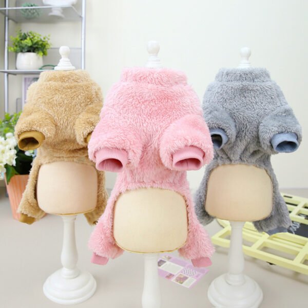 Pet Clothes Dog New Tricolor Pull Loop Four Leg Sweater Winter Keep Warm - Image 6