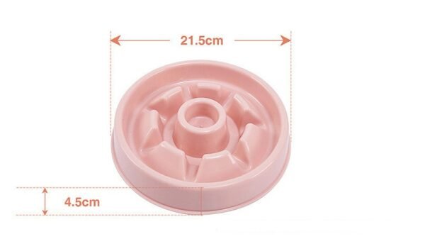 Plastic Pet Dogs And Cats Choke Prevention Slow Food Bowl - Image 7