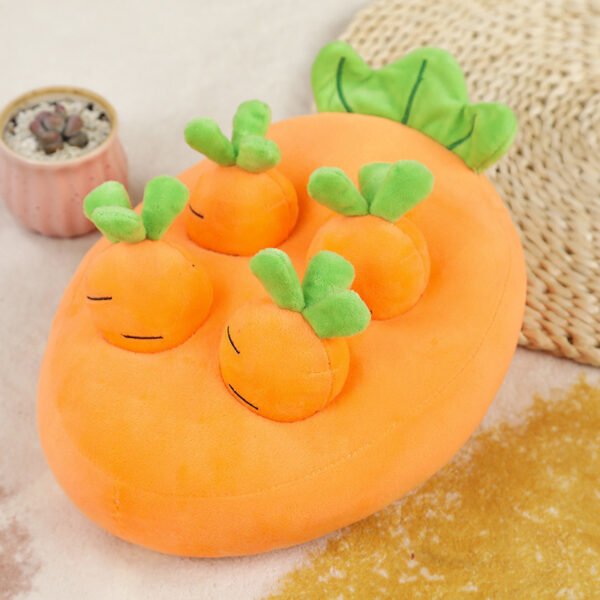 Carrot Pulling Doll Simulation Vegetable Field Plush Toy Pet Dog Cat Sniffing Toy Pet Products - Image 10