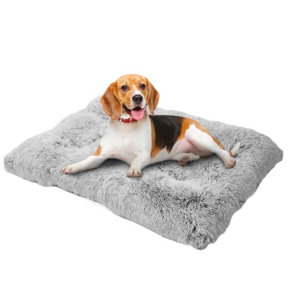 Dog Bed Mats Washable Large Dog Mattress Portable Pet Kennel Long Plush House - Image 3
