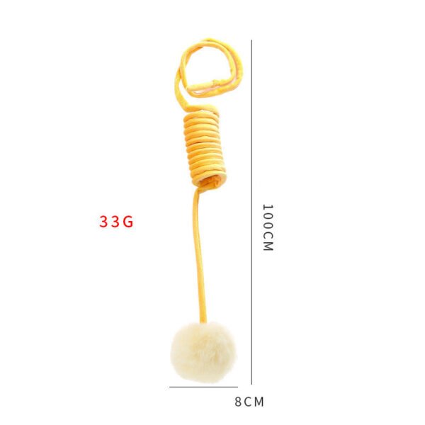 Cat Toy Self-Hi Sucker Spring Rabbit Hair Ball Interactive Play Pet Supplies Interactive Toys - Image 5