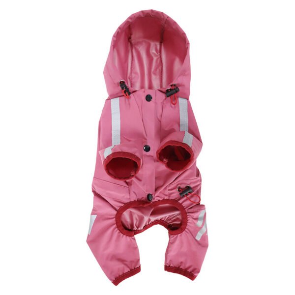 Dog Raincoat Full Package Four Feet Waterproof Rain Cape Pet Products - Image 2