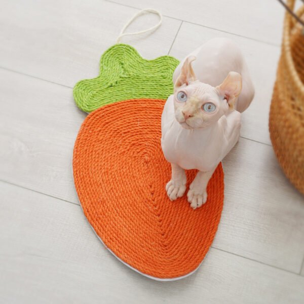 Cat Supplies Watermelon Cat Linen Mat Cat Daily Necessities Sisal Cat Claw Board - Image 6