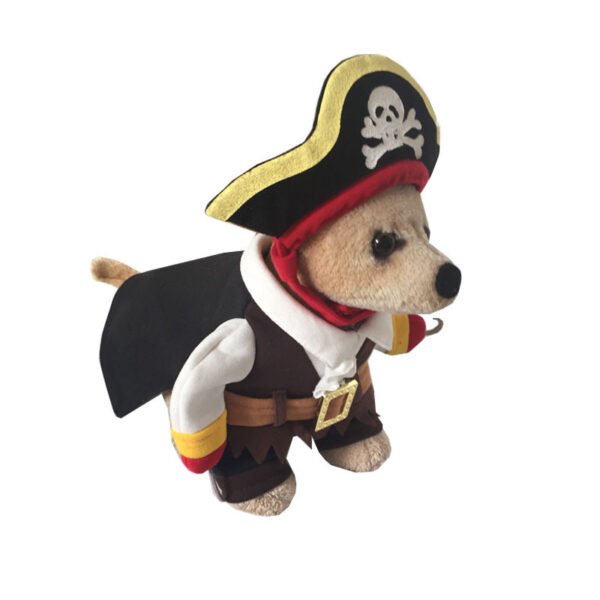 Halloween dog clothes funny clothes pirate clothes pet dress up foreign trade dog clothes - Image 3
