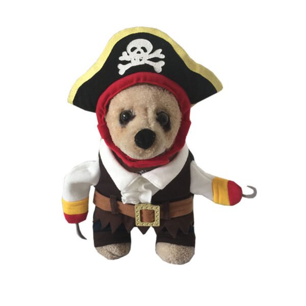 Halloween dog clothes funny clothes pirate clothes pet dress up foreign trade dog clothes - Image 2