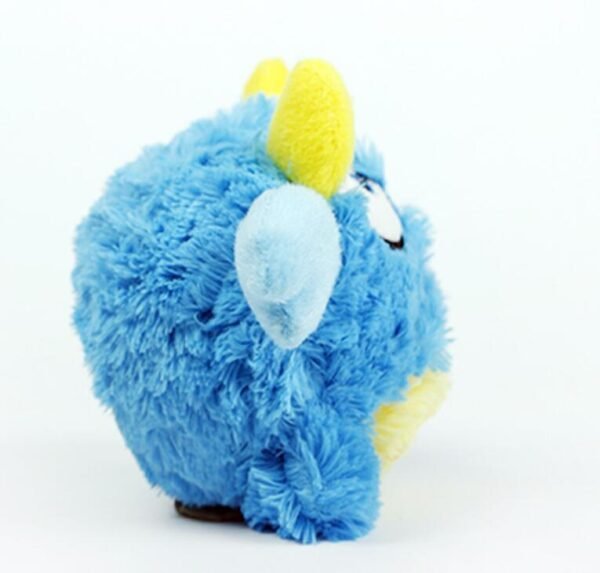 Knock-resistant teeth beautiful velvet bouncy ball vocal toy clean teeth high-elastic pet bouncy ball - Image 2