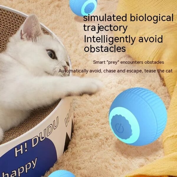 Pet Supplies Gravity Rolling Cat Teasing Ball - Image 2