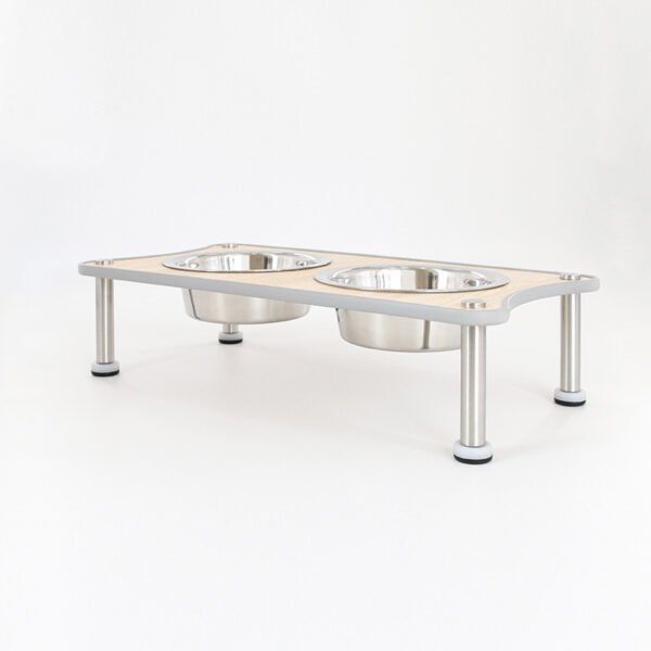 Adjustable Height Dog Food Bowl Rack - Image 4