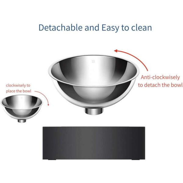 Adjustable Stainless Steel Pet Dog Cat Double Bowls Anti-Slip - Image 6
