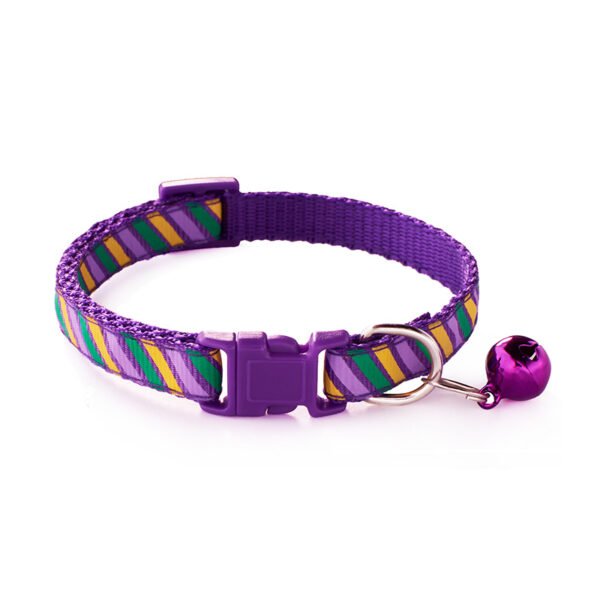 Twill Printed Cloth Collar Pet Bells - Image 8