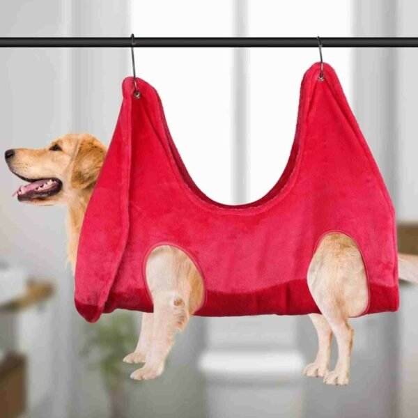 Dog Grooming Hammock, Nail Trimming Helper, Dog Grooming Harness Multifunctional Restraints, For Small Medium Large Dogs And Cats Bathing, Washing, Grooming, And Trimming Nails - Image 7