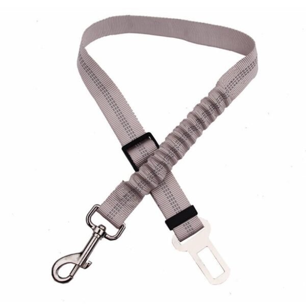Adjustable Dog Seat Belt Dog Car Seatbelt Harness Leads Elastic Reflective Safety Rope - Image 6