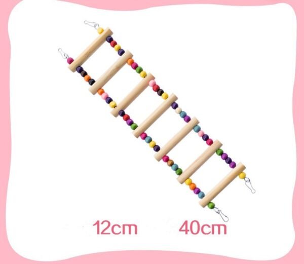 Parrot Bird With Toy Supplies Swing Ring Aerial Ladder Climbing Ladder - Image 10