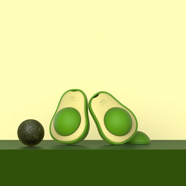 Avocado Cat Mint Multifunctional Catnip Toy 360 Rotating Self-healing Artifact Pet Supplies - Image 9
