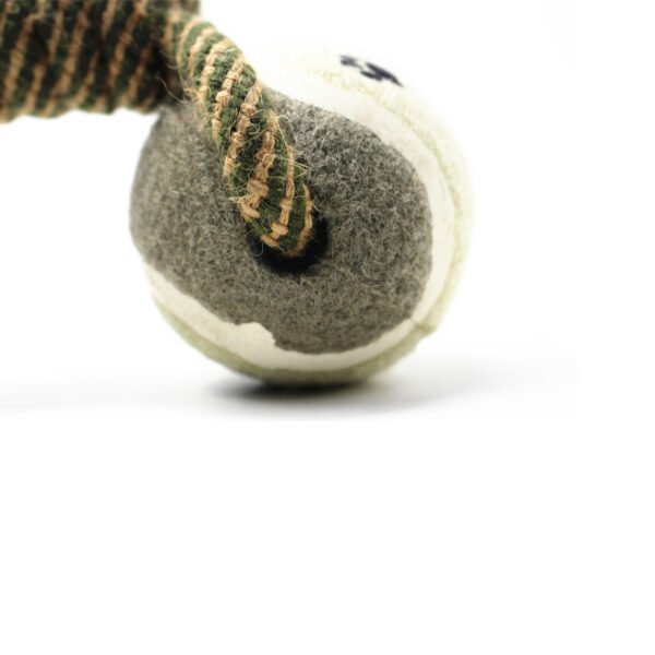 Pet Dumbbell Rope Tennis Ball Chew Toys Teeth Cleaning - Image 3