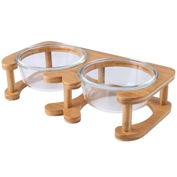 Glass cat bowl cat food bowl cat food bowl - Image 6