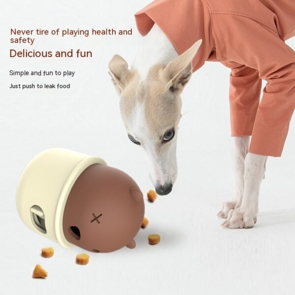 Pets Leakage Food Feeder Dog Interactive Training Toy Ball Natural Rubber Chew Dog Food Ball Snack - Image 3