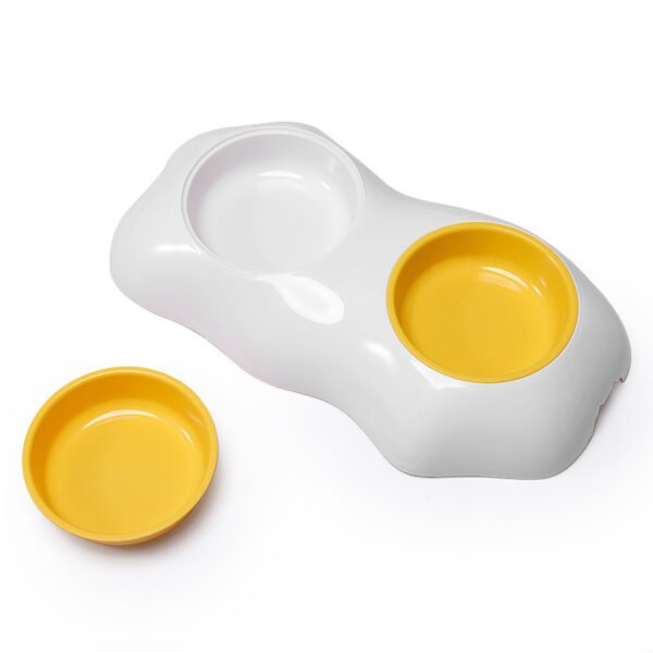 Egg-shaped Pet Bowl Drinking Water Single Bowl Double Bowl Pet Feeding Bowl - Image 7