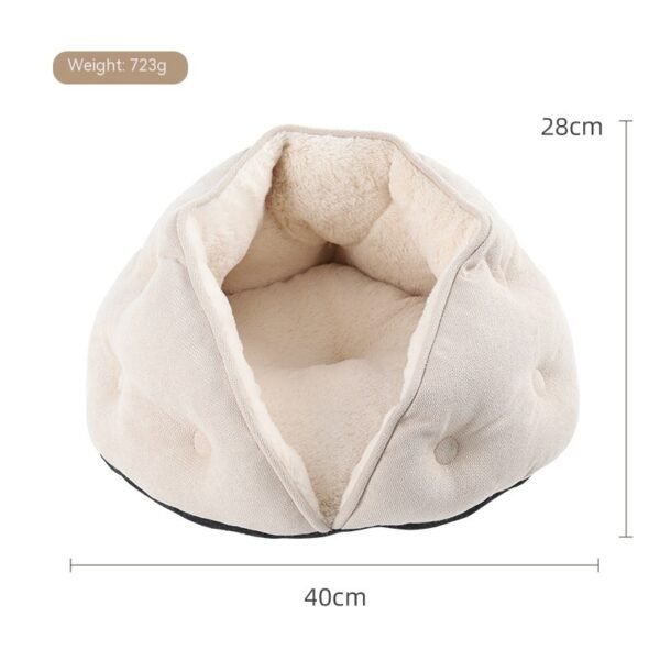 Pet Short Plush Shell Dumpling Nest Fleece Warm - Image 3