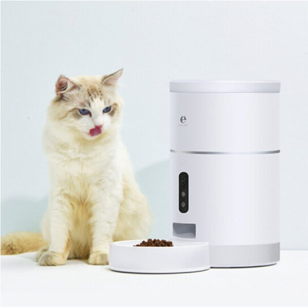 Pet Dog Cat Food Dispenser Bowl with Camera Wide Angle Automatic Pet Feeder Food Bowl APP Control - Image 4
