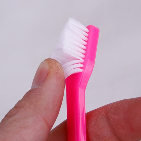 Double Head Toothbrush Soft Pet Finger Set Pets Dogs Cats Teeth Care Cleaning - Image 4