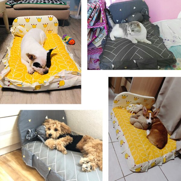Teddy small dog pet bed - Image 4
