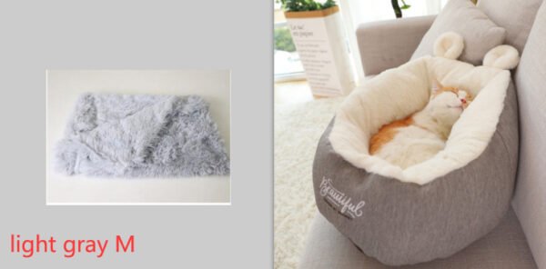 Pet Cat Dog Bed Warming Soft Sleeping Bag Cushion Puppy Kennel - Image 9