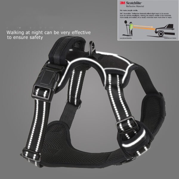 Dog Harness No Pull Breathable Reflective Pet Harness Vest - Image 3