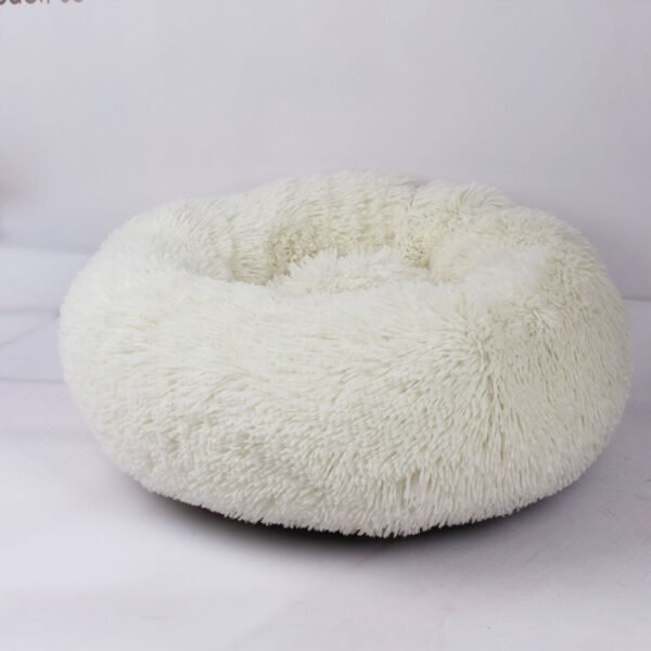 Small Dogs Round Plush Cat Litter Kennel Pet Nest Mat Puppy Beds - Image 2