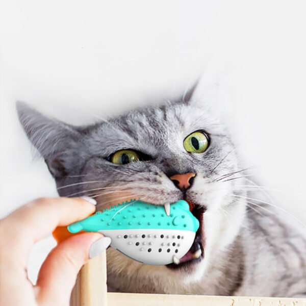 Mint Toys Grabing Toy For Chew Toys Pet Supplies Cat Teaser Toothbrush Clean Cat Fish Toys Silicone Toys Cat Toys Pet Chew Toys Pet Toys Kitten Toys Toy Cat Catnip - Image 6