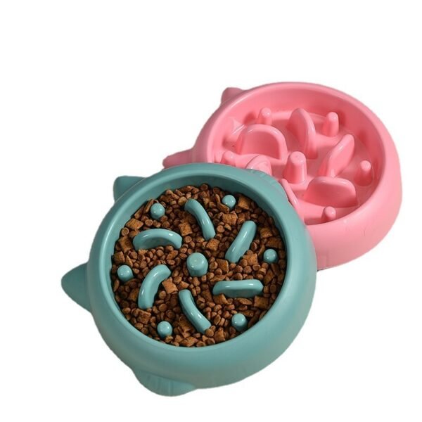 Pet Dog Cat Slow Feeder Bowls Anti Choking Slow Feeder Dish Bowl Home Dog Eating Plate Anti Gulping Bowl Supplies - Image 6
