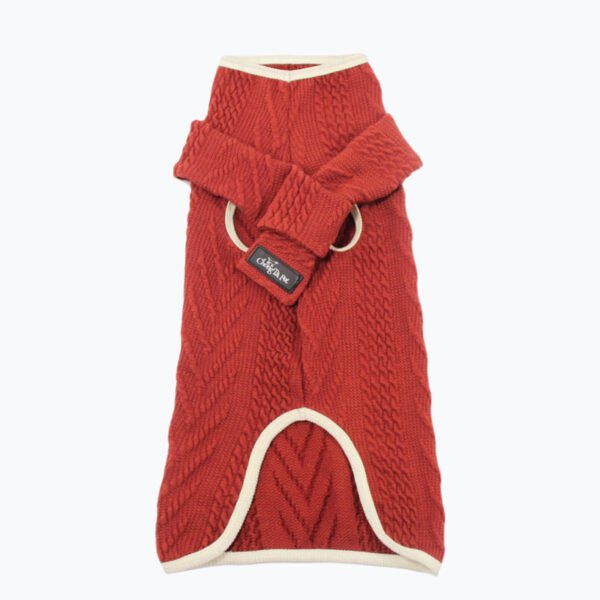 Dog Clothes Vintage Twist Pet Sweater - Image 3