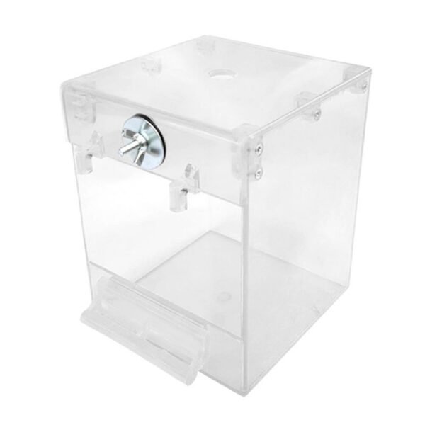 External Bird Bath Transparent Bath Square Basin Bird Supplies Pet Supplies - Image 3