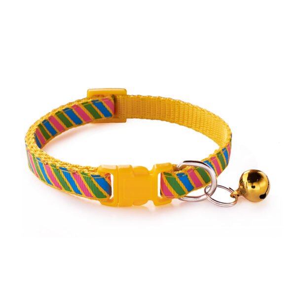 Twill Printed Cloth Collar Pet Bells - Image 3