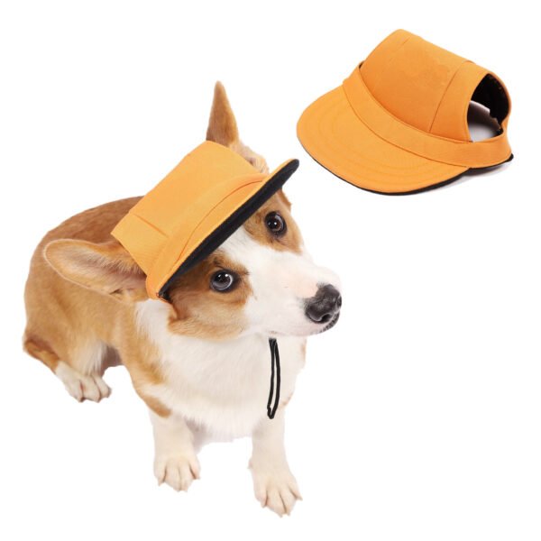 Pet Supplies New Fashionable Oxfordand Dog Costume Hat Baseball Outdoor Tourist Sun Hat - Image 5