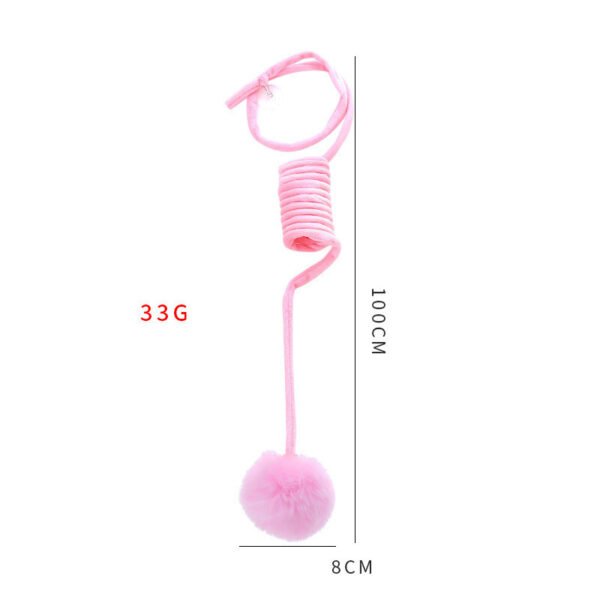 Cat Toy Self-Hi Sucker Spring Rabbit Hair Ball Interactive Play Pet Supplies Interactive Toys - Image 7