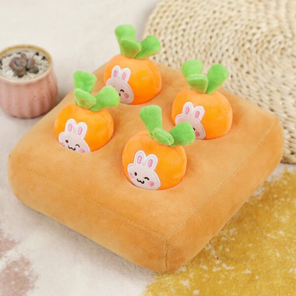 Carrot Pulling Doll Simulation Vegetable Field Plush Toy Pet Dog Cat Sniffing Toy Pet Products - Image 6