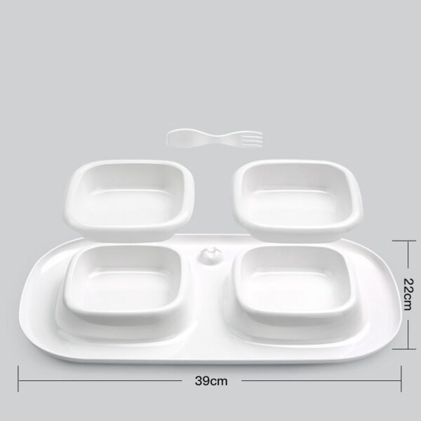 Pet cat bowl double bowl - Image 3