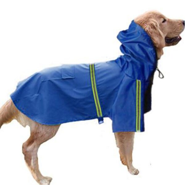Spring and summer new dog raincoat waterproof cape dog reflective raincoat large dog raincoat - Image 6