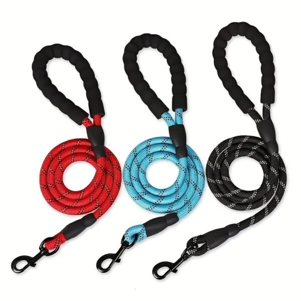 Dogs Leash Running Elasticity Hand Freely Pet Products Dogs Harness Collar Jogging Lead And Adjustable Waist Rope Puppy Leash Lead Training Padded Handle Reflective - Image 6