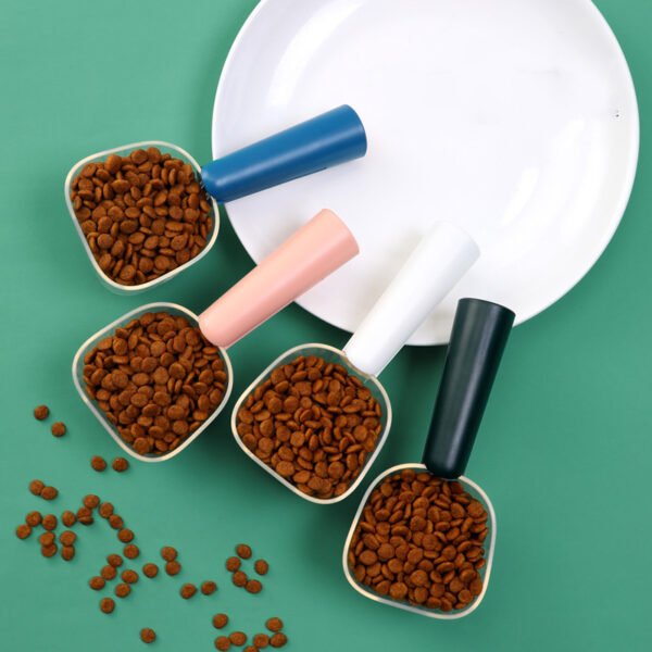 Universal Spoon Transparent Scale Dog Food Bag Clip Cat Pet Supplies - Image 4