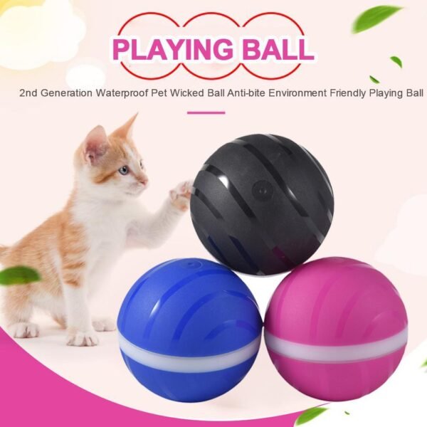 Pet Toy Ball Led Rolling Flash Ball - Image 3